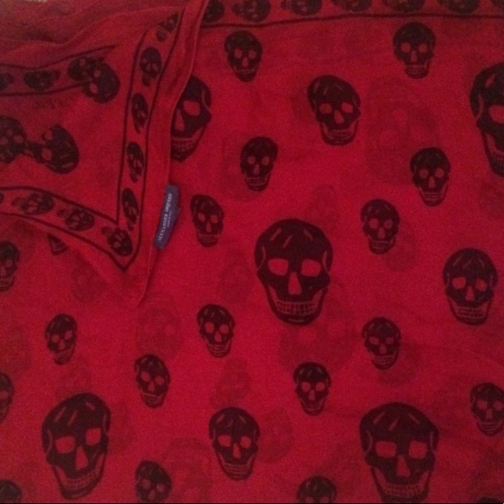 Alexander McQueen Chiffon Scarf